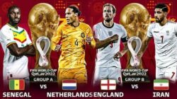 Jadwal Piala Dunia Qatar 2022, Hari Ini 29 November Belanda-Inggris (?)