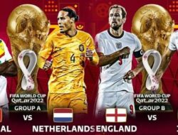 Jadwal Piala Dunia Qatar 2022, Hari Ini 29 November Belanda-Inggris (?)
