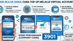 Kode BCA ke DANA